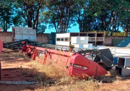 Plataforma De Corte Case 3020 Terraflex, Cor: Vermelha, Ano 2016