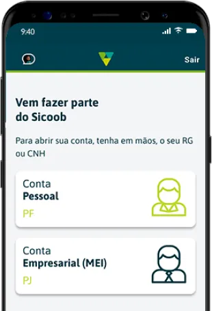 App Sicoob - Baixe e acesse sua conta