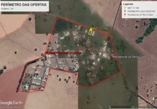 Lote em condomínio Matrícula Nº 17.199, em Olímpia (SP)